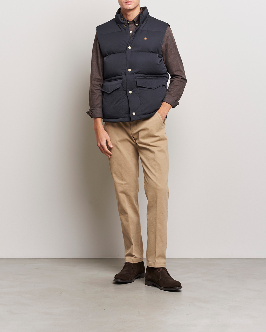 Herr | Jackor | Morris | Lockley Down Vest Blue