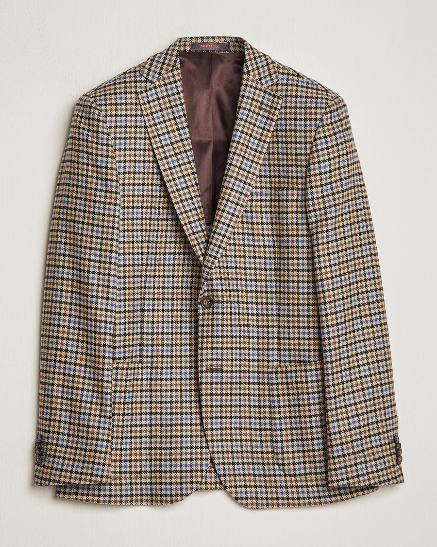 Herr | Kavajer | Morris | Archie Check Blazer Khaki
