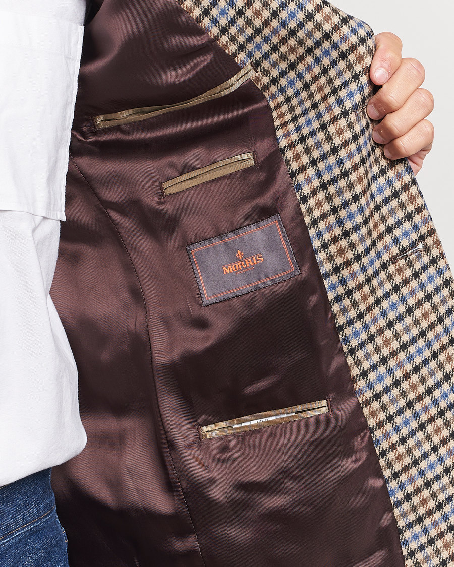Herr | Kavajer | Morris | Archie Check Blazer Khaki