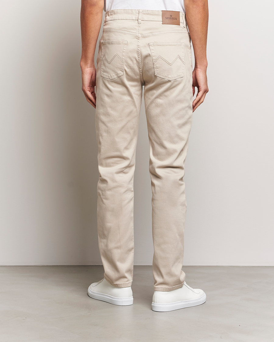Herr | Byxor | Morris | James Brushed 5-Pocket Pant Khaki