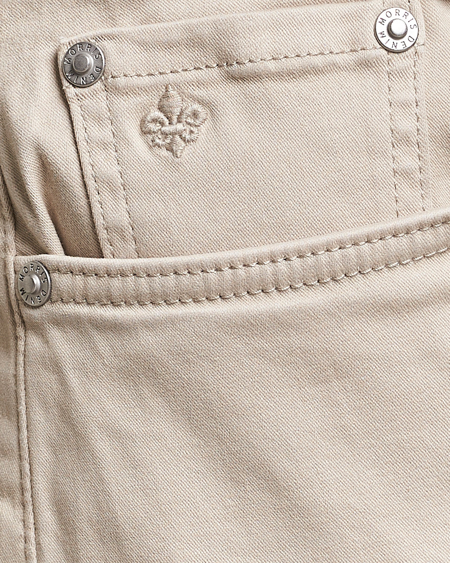 Herr | Byxor | Morris | James Brushed 5-Pocket Pant Khaki