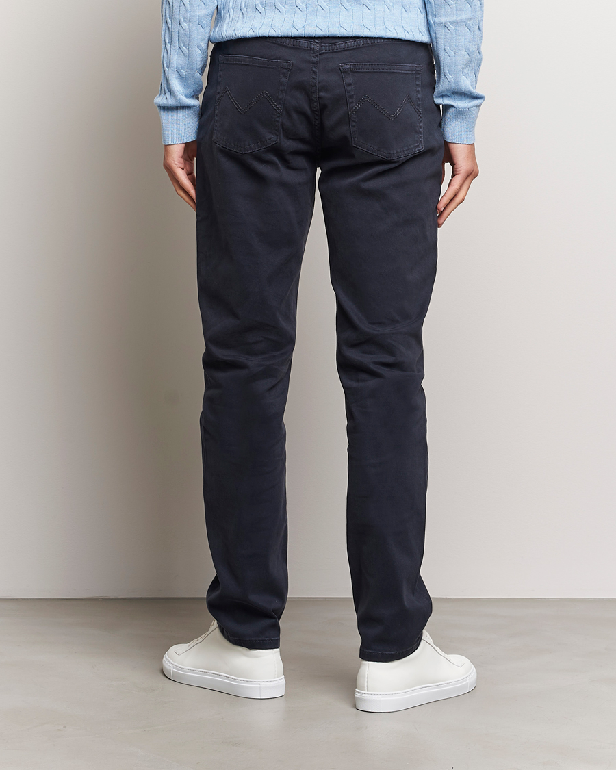Herr | Byxor | Morris | James Brushed 5-Pocket Pant Blue