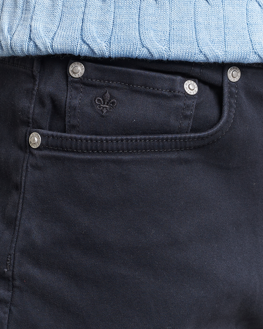 Herr | Byxor | Morris | James Brushed 5-Pocket Pant Blue
