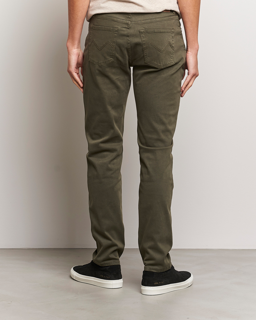 Herr | Byxor | Morris | James Brushed 5-Pocket Pant Olive