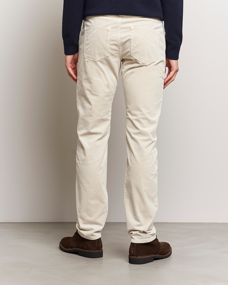 Herr | Byxor | Morris | James Corduroy 5-Pocket Pant Off White