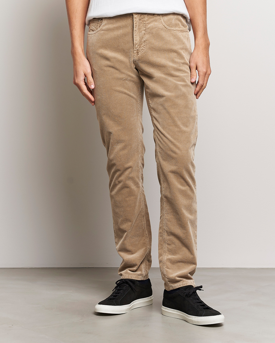 Herr | Byxor | Morris | James Corduroy 5-Pocket Pant Camel