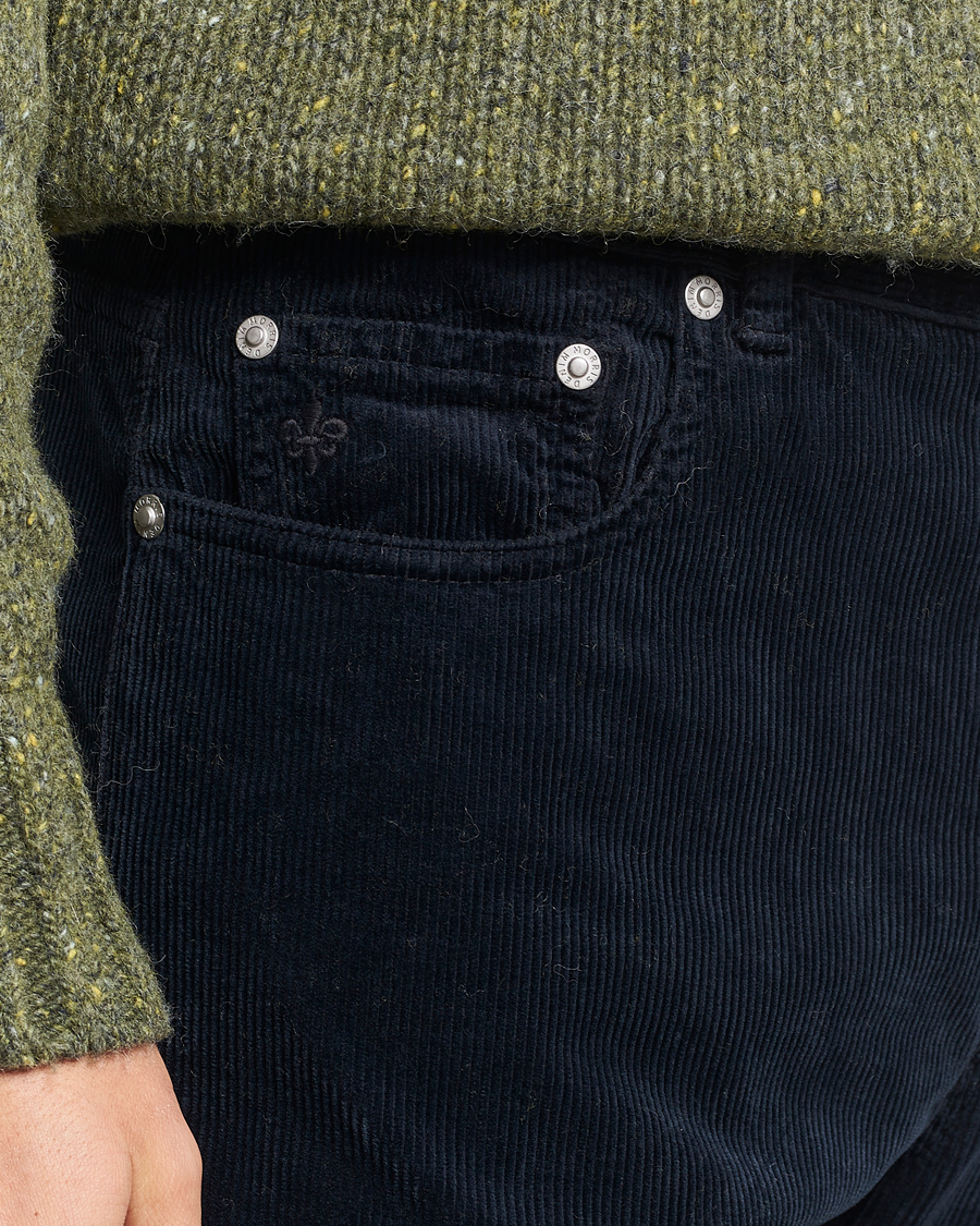 Herr | Byxor | Morris | James Corduroy 5-Pocket Pant Navy