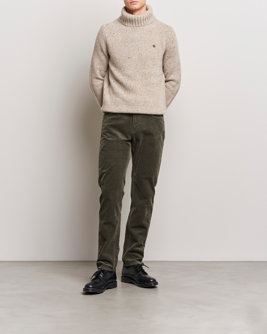 Herr | Byxor | Morris | James Corduroy 5-Pocket Pant Olive