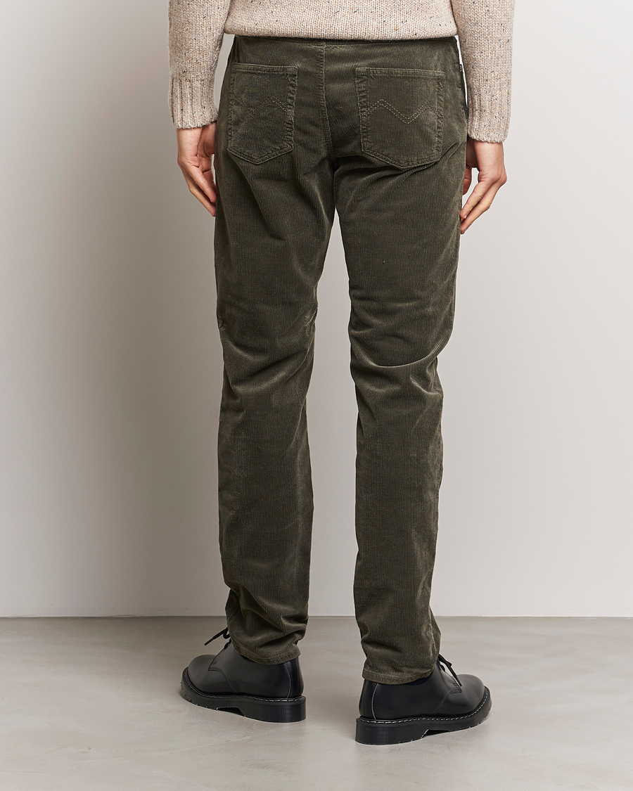 Herr | Byxor | Morris | James Corduroy 5-Pocket Pant Olive