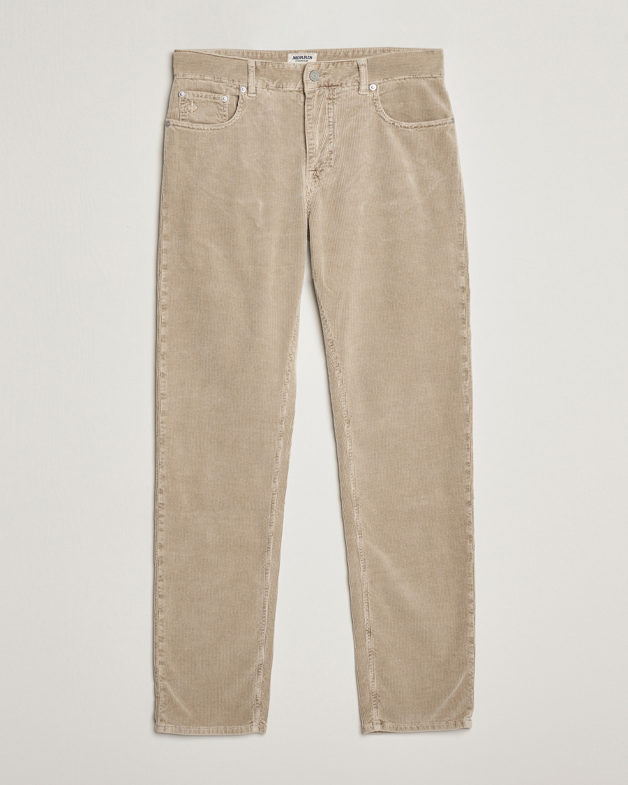 Herr | Byxor | Morris | James Corduroy 5-Pocket Pant Grey