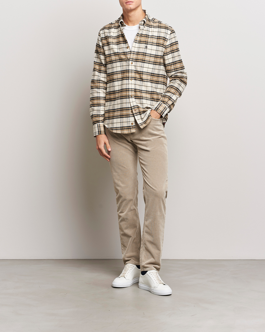 Herr | Byxor | Morris | James Corduroy 5-Pocket Pant Grey