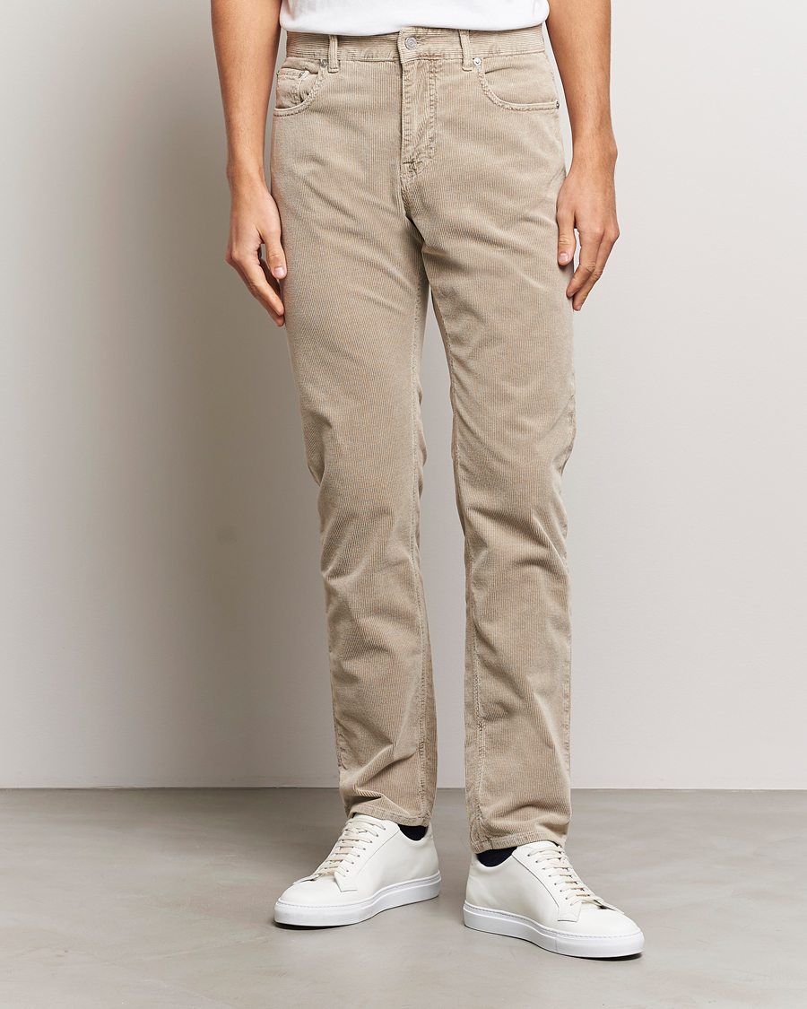 Herr | Byxor | Morris | James Corduroy 5-Pocket Pant Grey