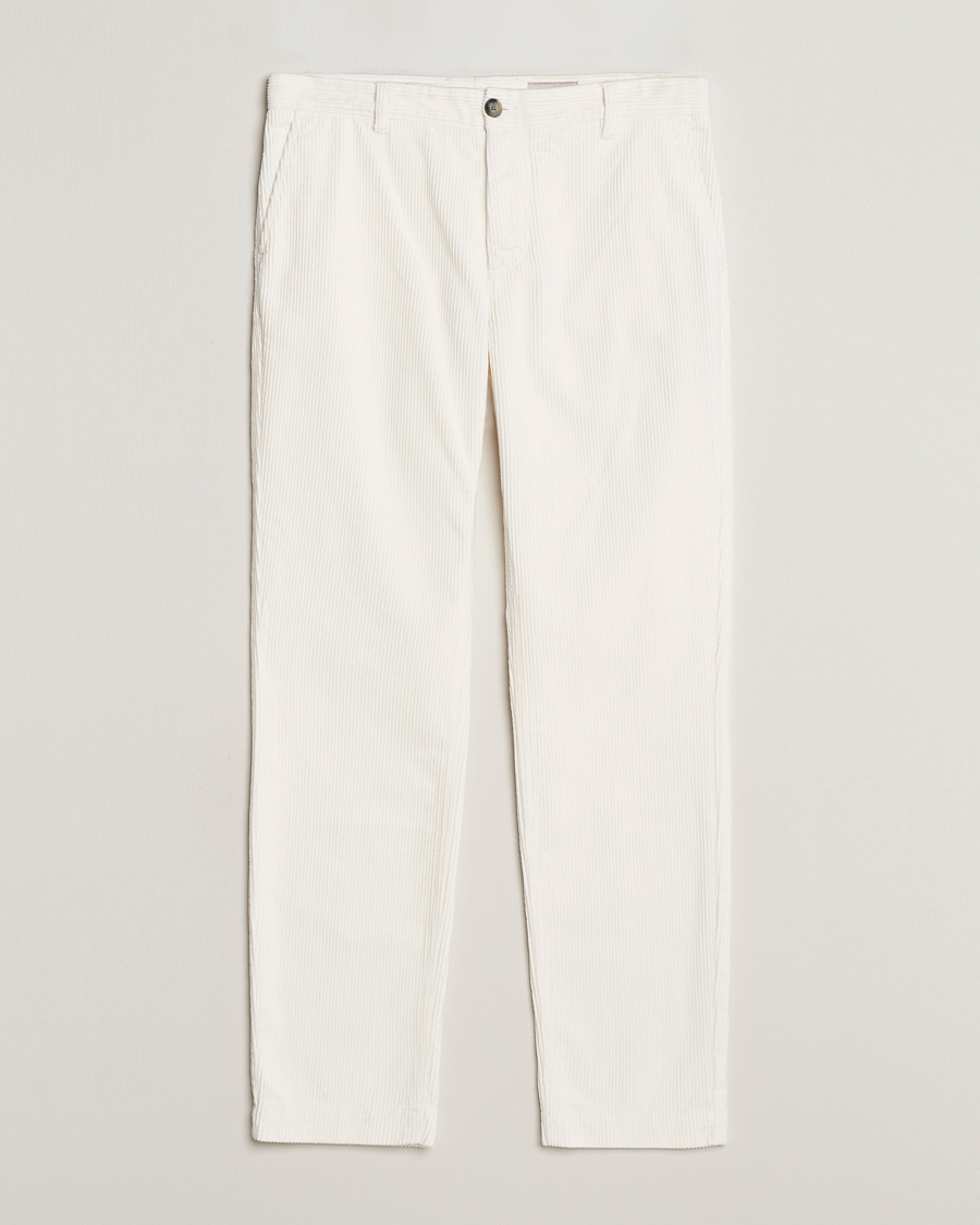Herr | Byxor | Morris | Jeffrey Corduroy Chinos Off White