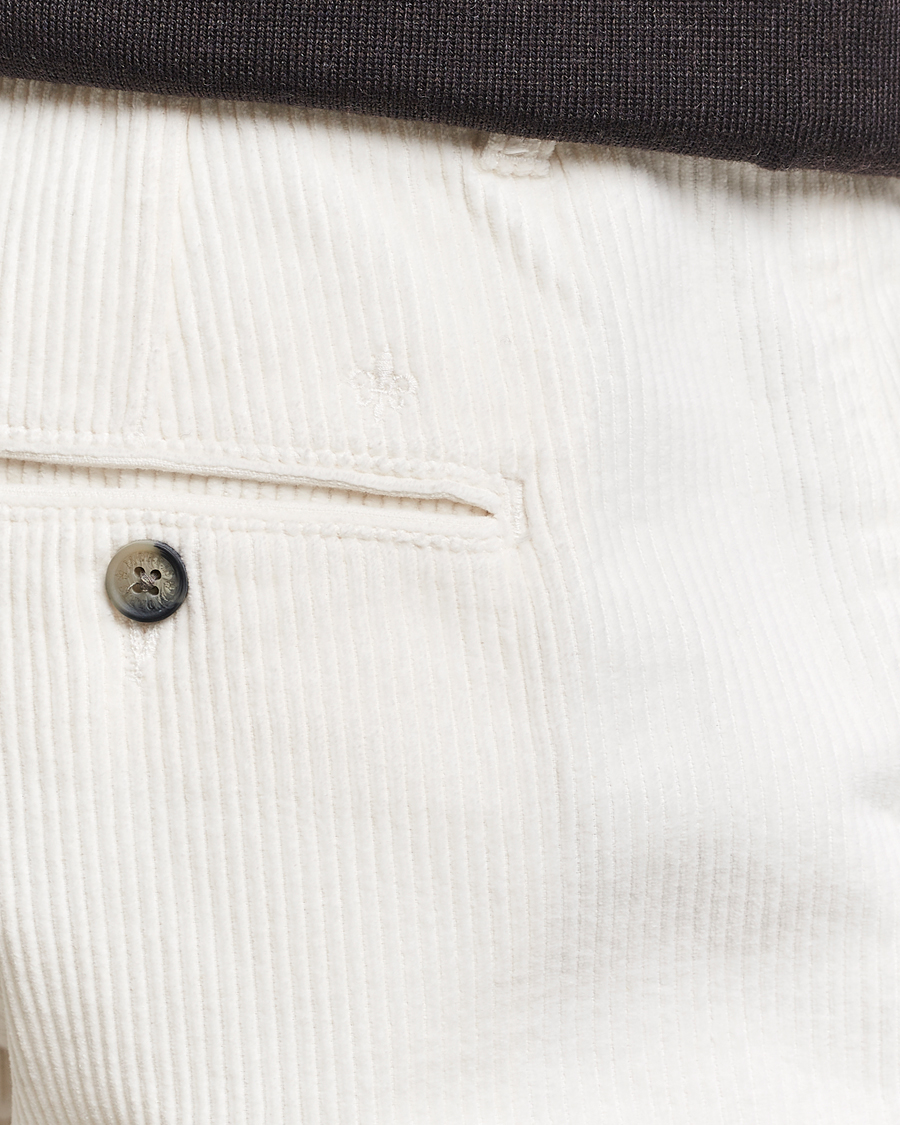 Herr | Byxor | Morris | Jeffrey Corduroy Chinos Off White