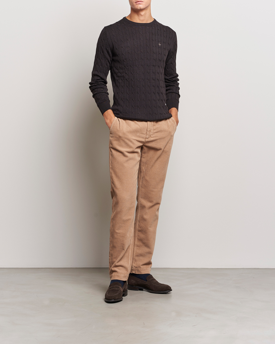 Herr | Byxor | Morris | Jeffrey Corduroy Chinos Camel