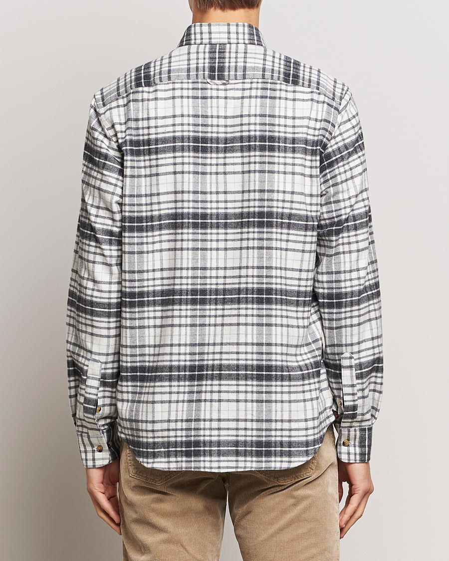 Herr | Skjortor | Morris | Flanell Big Check Shirt Grey