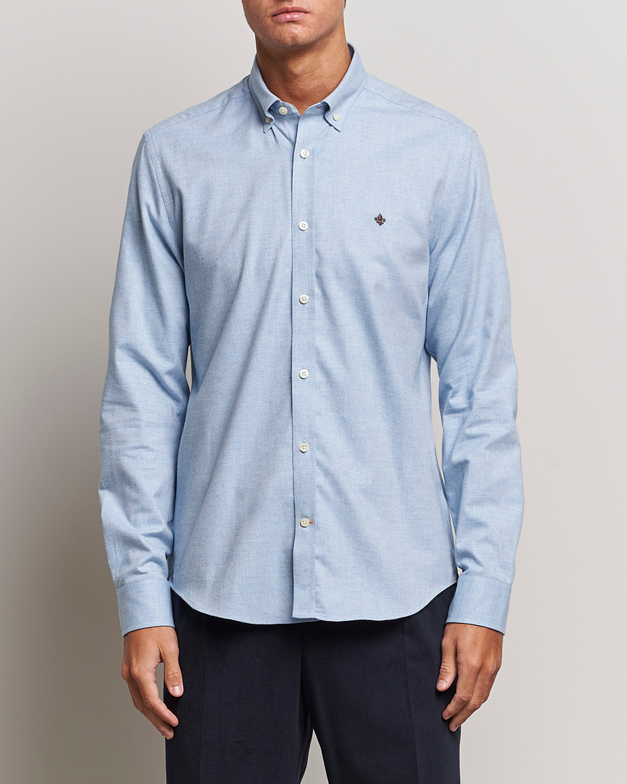 Herr |  | Morris | Watts Flanell Shirt Light Blue