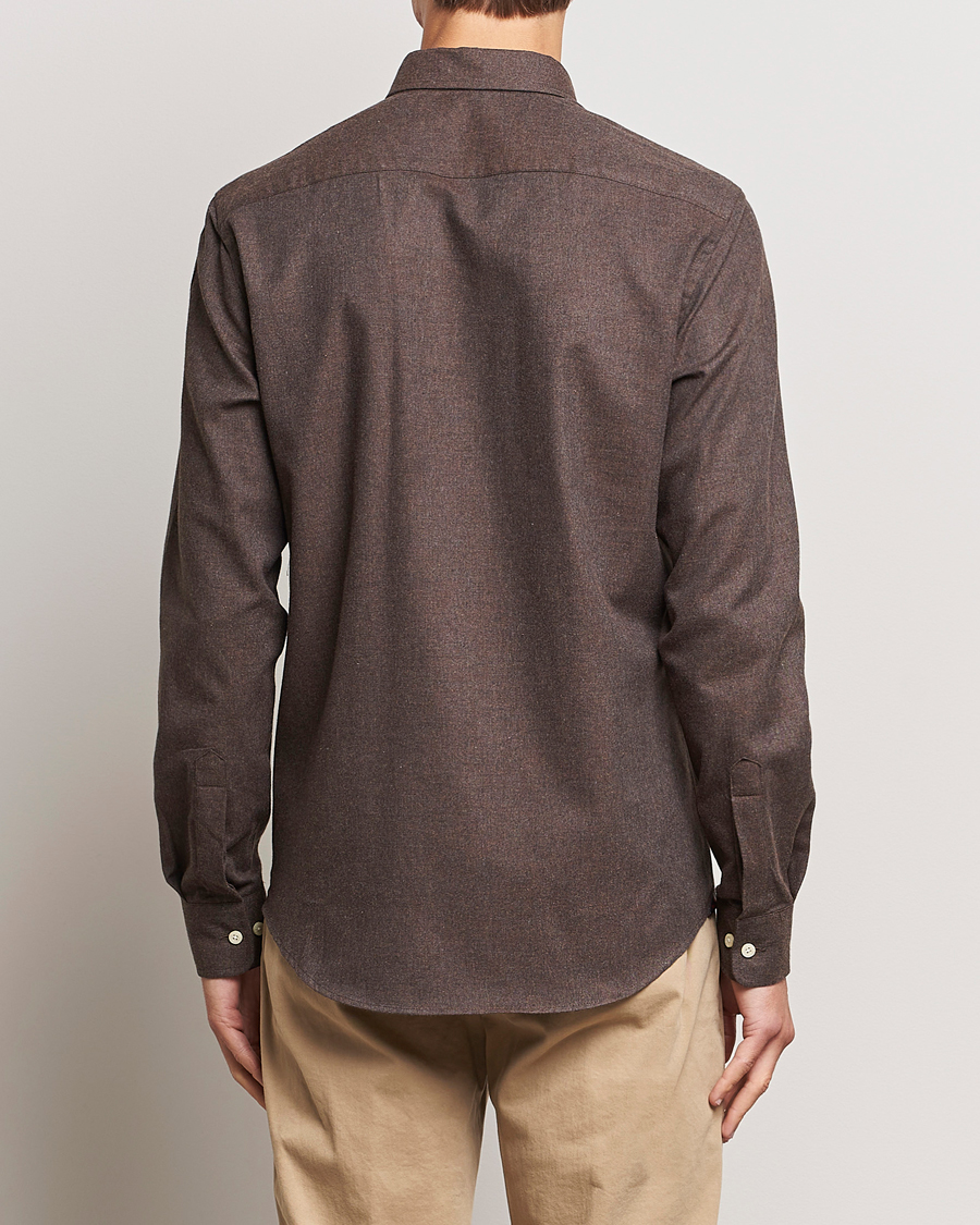 Herr | Skjortor | Morris | Watts Flanell Shirt Brown