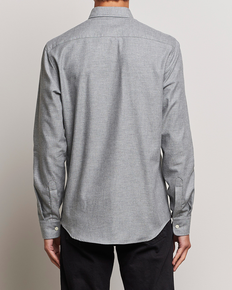 Herr | Skjortor | Morris | Watts Flanell Shirt Light Grey