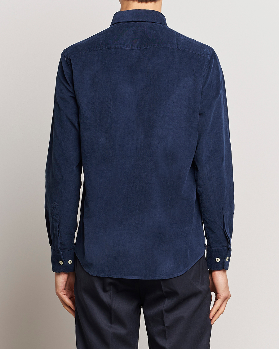 Herr | Skjortor | Morris | Douglas Corduroy Shirt Blue