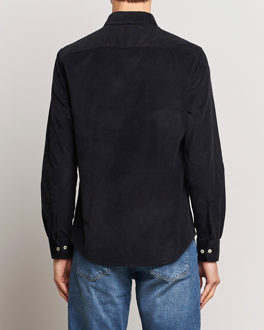 Herr | Skjortor | Morris | Douglas Corduroy Shirt Black
