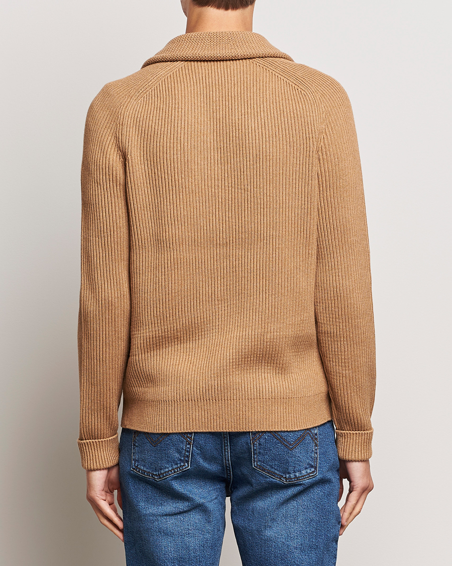 Herr | Tröjor | Morris | Brayden Shawl Cardigan Camel