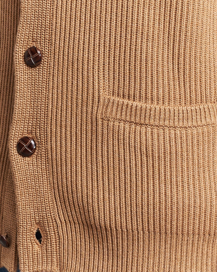 Herr | Tröjor | Morris | Brayden Shawl Cardigan Camel