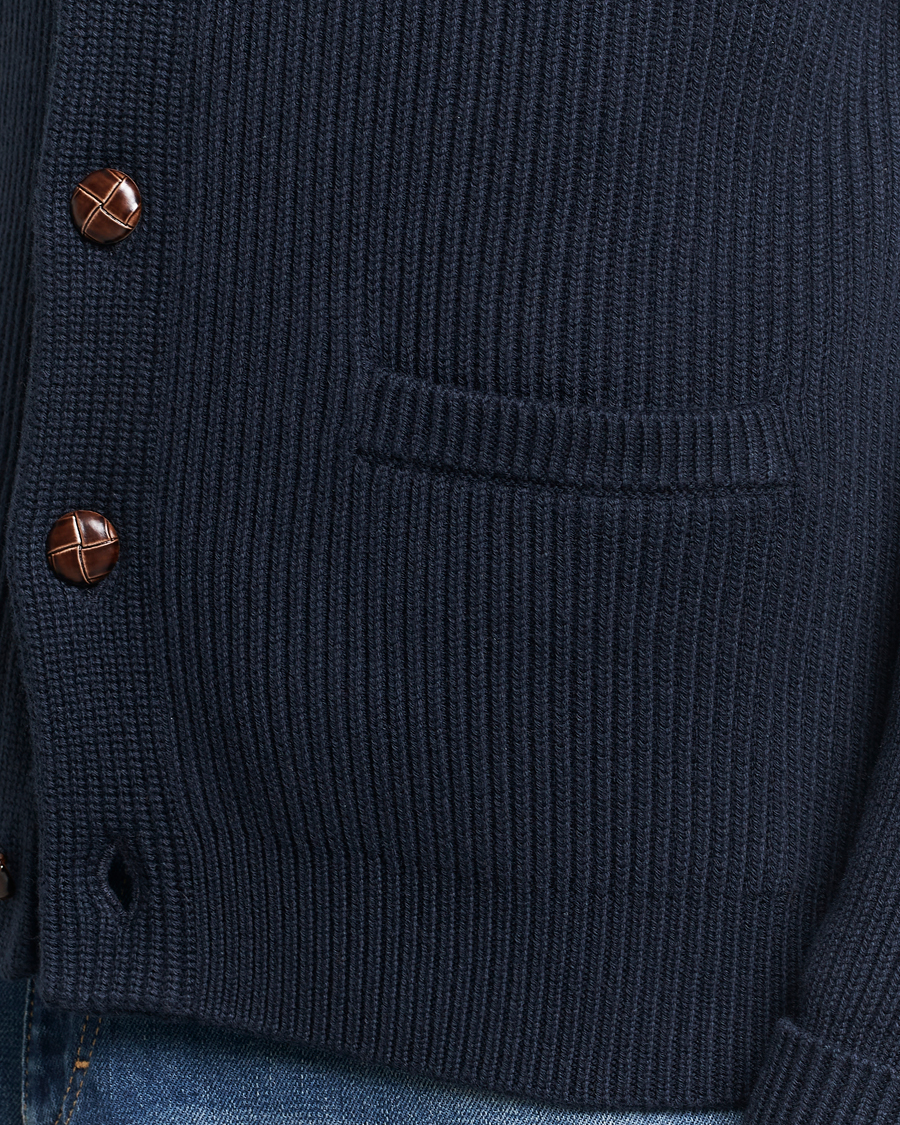 Herr | Tröjor | Morris | Brayden Shawl Cardigan Navy