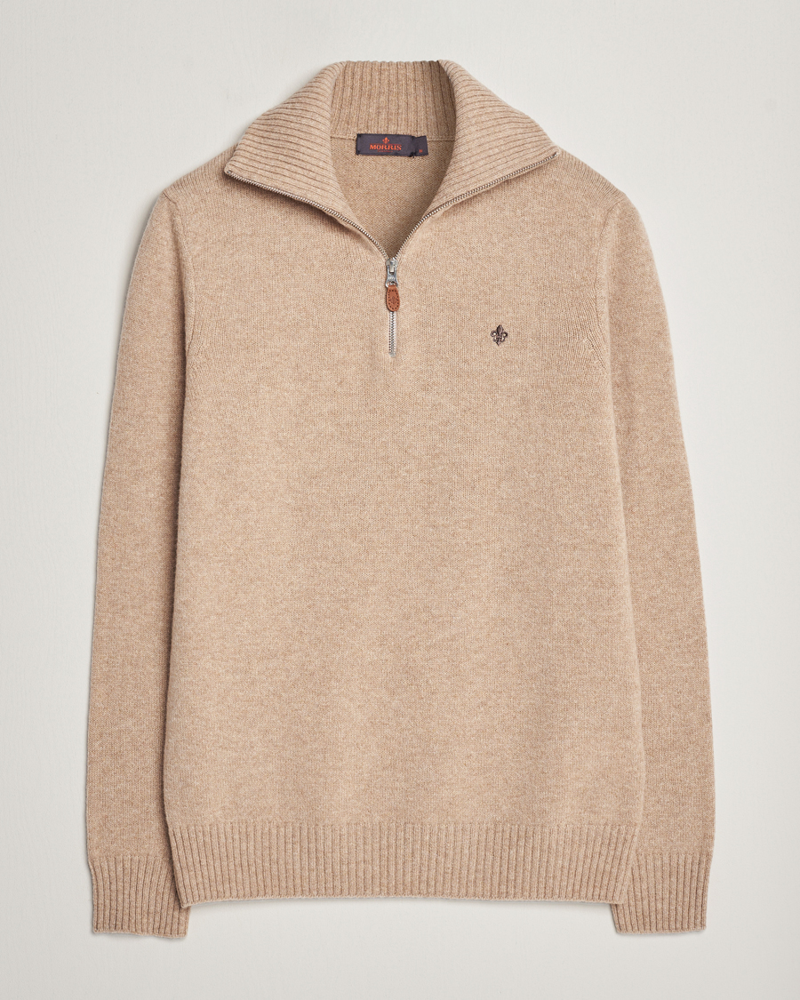 Herr | Tröjor | Morris | Newton Half Zip Khaki