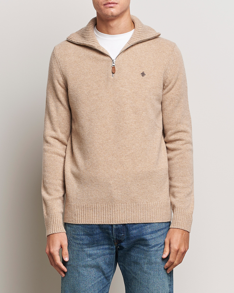 Herr | Tröjor | Morris | Newton Half Zip Khaki