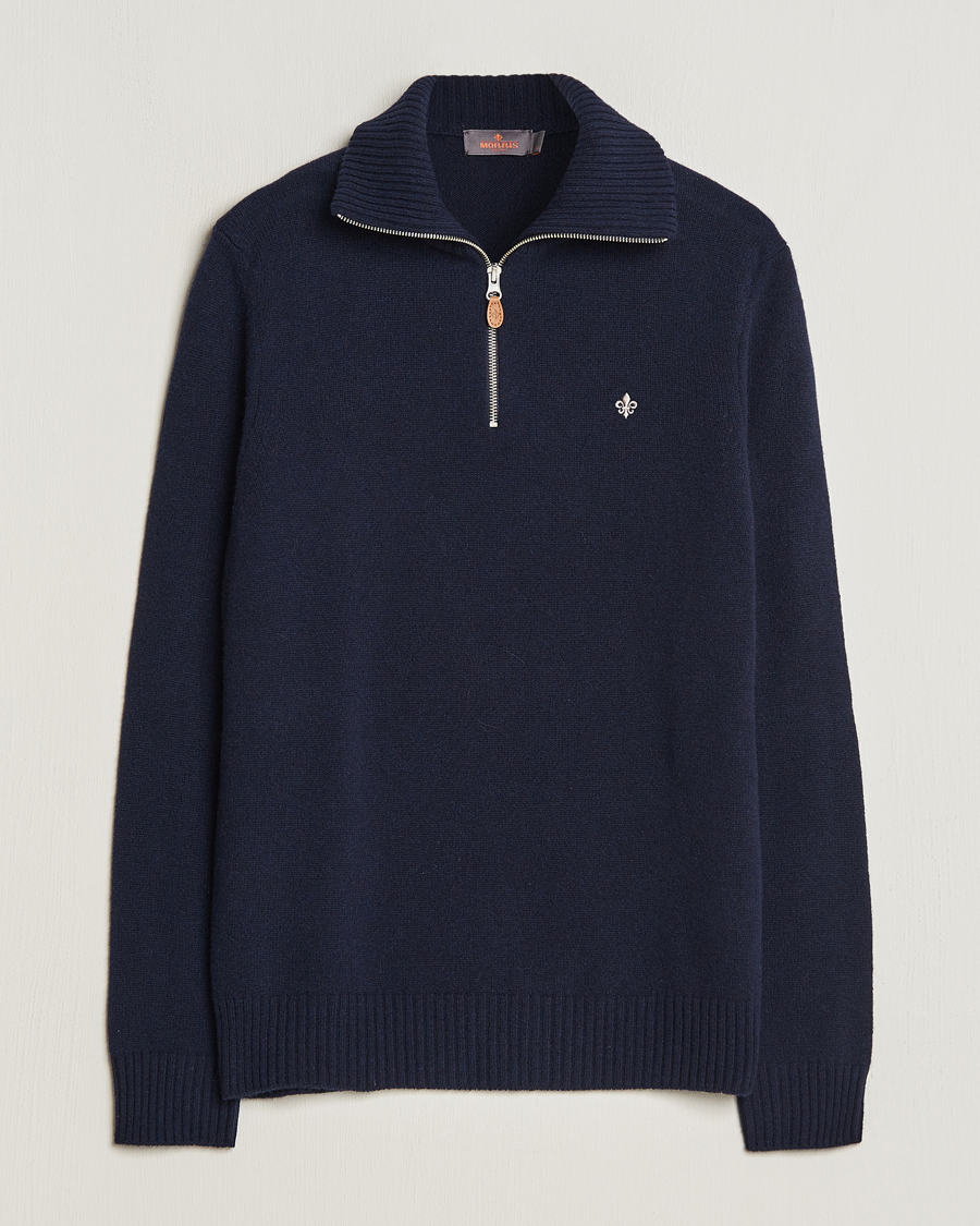 Herr | Tröjor | Morris | Newton Half Zip Navy