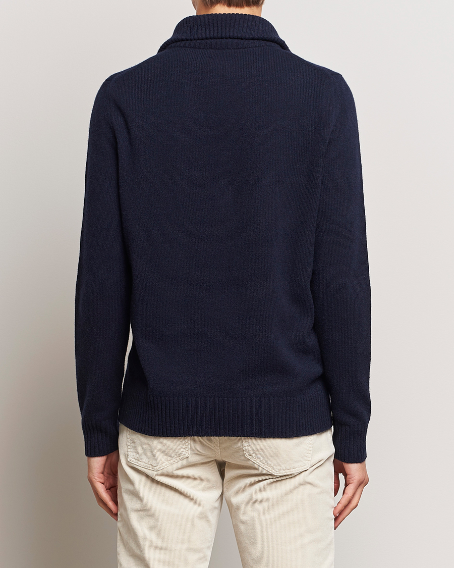 Herr | Tröjor | Morris | Newton Half Zip Navy