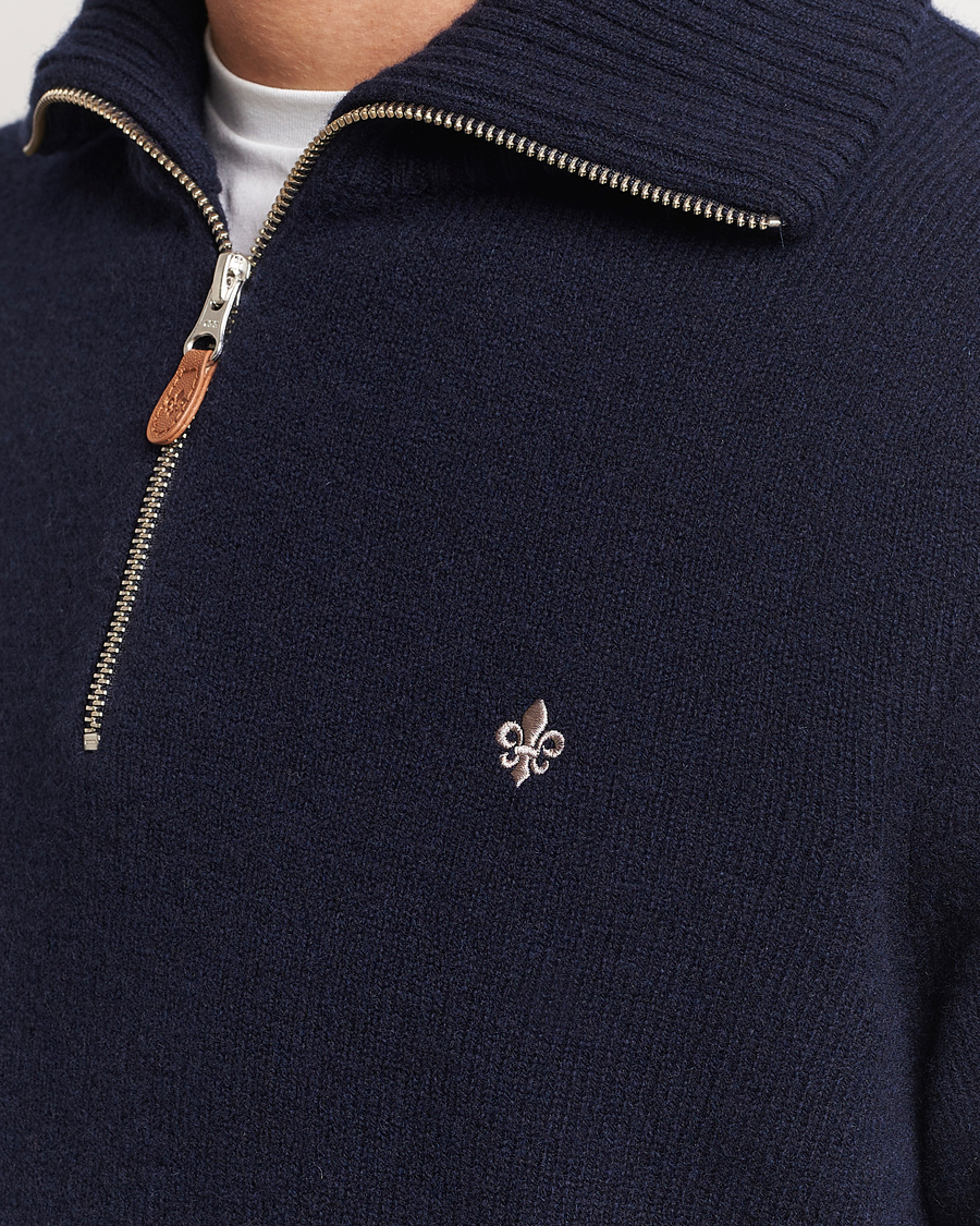 Herr | Tröjor | Morris | Newton Half Zip Navy