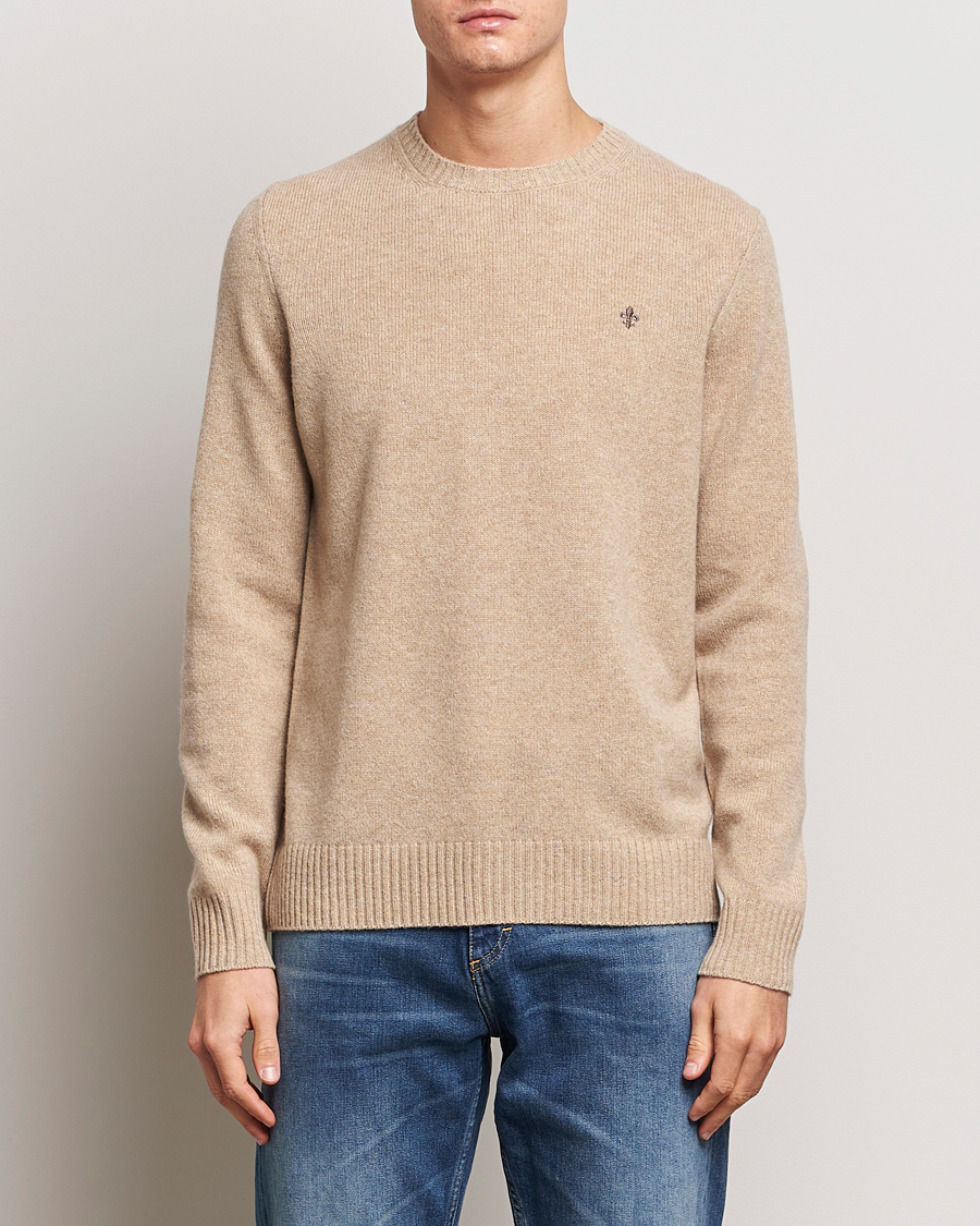 Herr | Tröjor | Morris | Newton Crew Neck Khaki