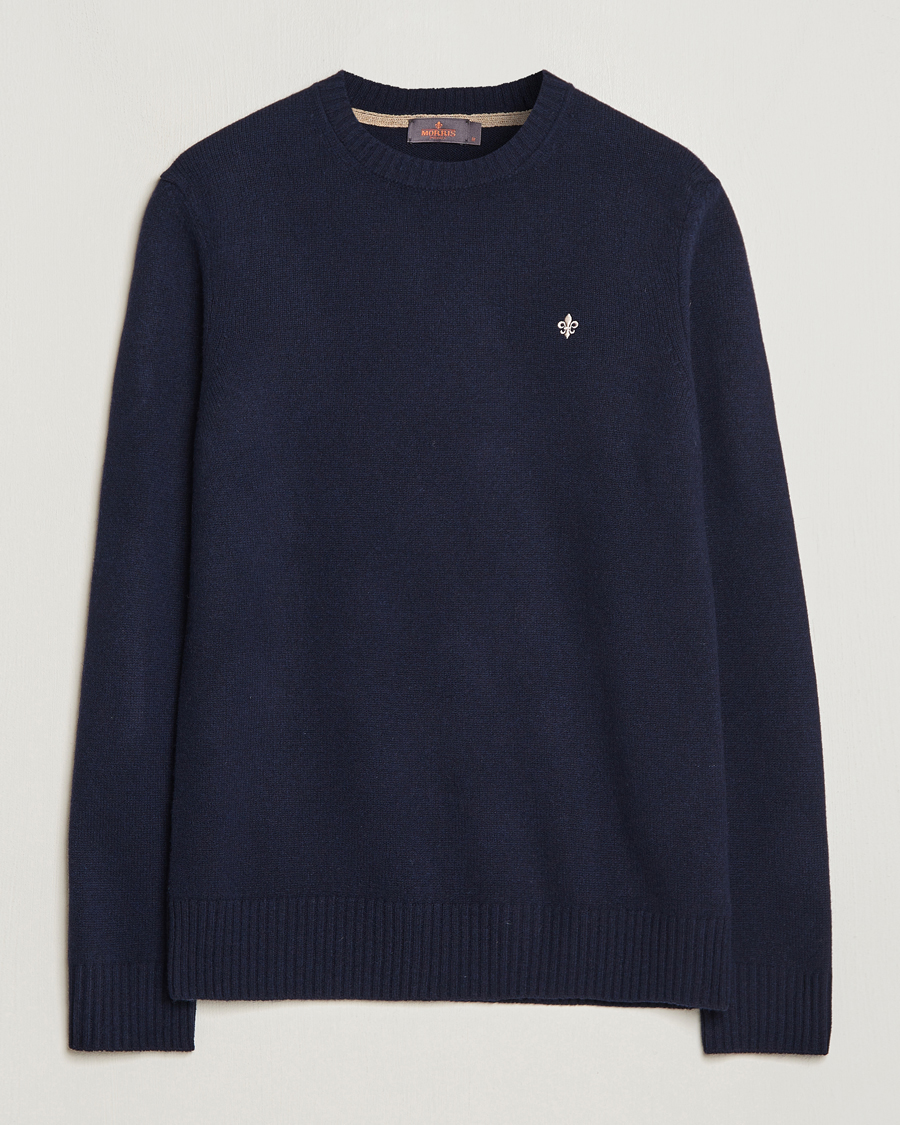 Herr | Tröjor | Morris | Newton Crew Neck Navy