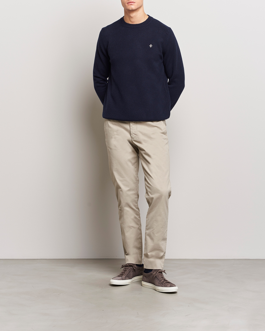 Herr | Tröjor | Morris | Newton Crew Neck Navy