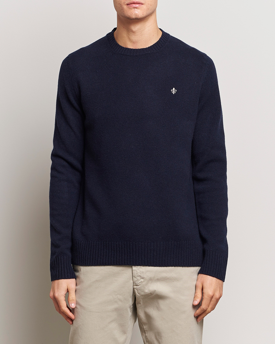 Herr | Tröjor | Morris | Newton Crew Neck Navy