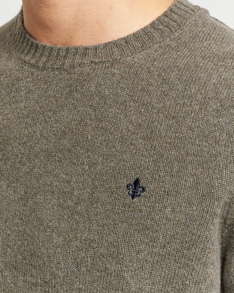 Herr | Tröjor | Morris | Newton Crew Neck Olive