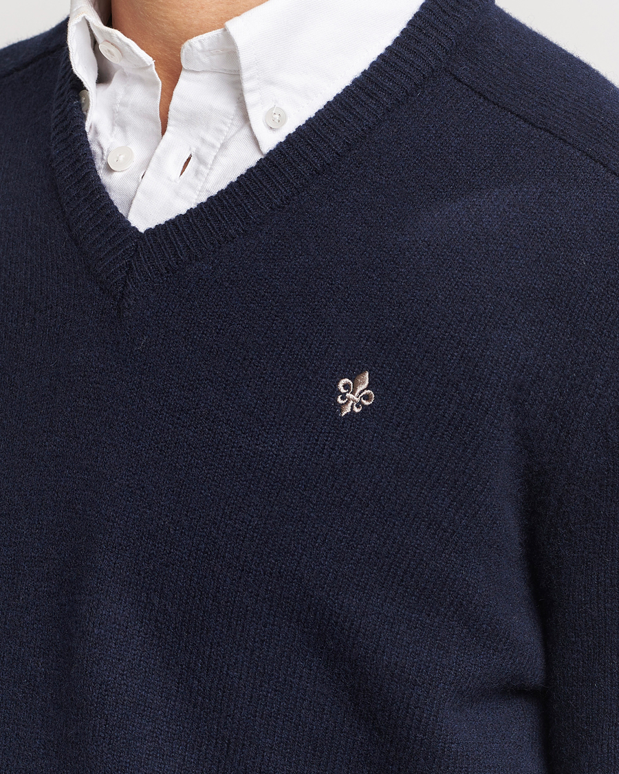 Herr | Tröjor | Morris | Newton V-neck Navy