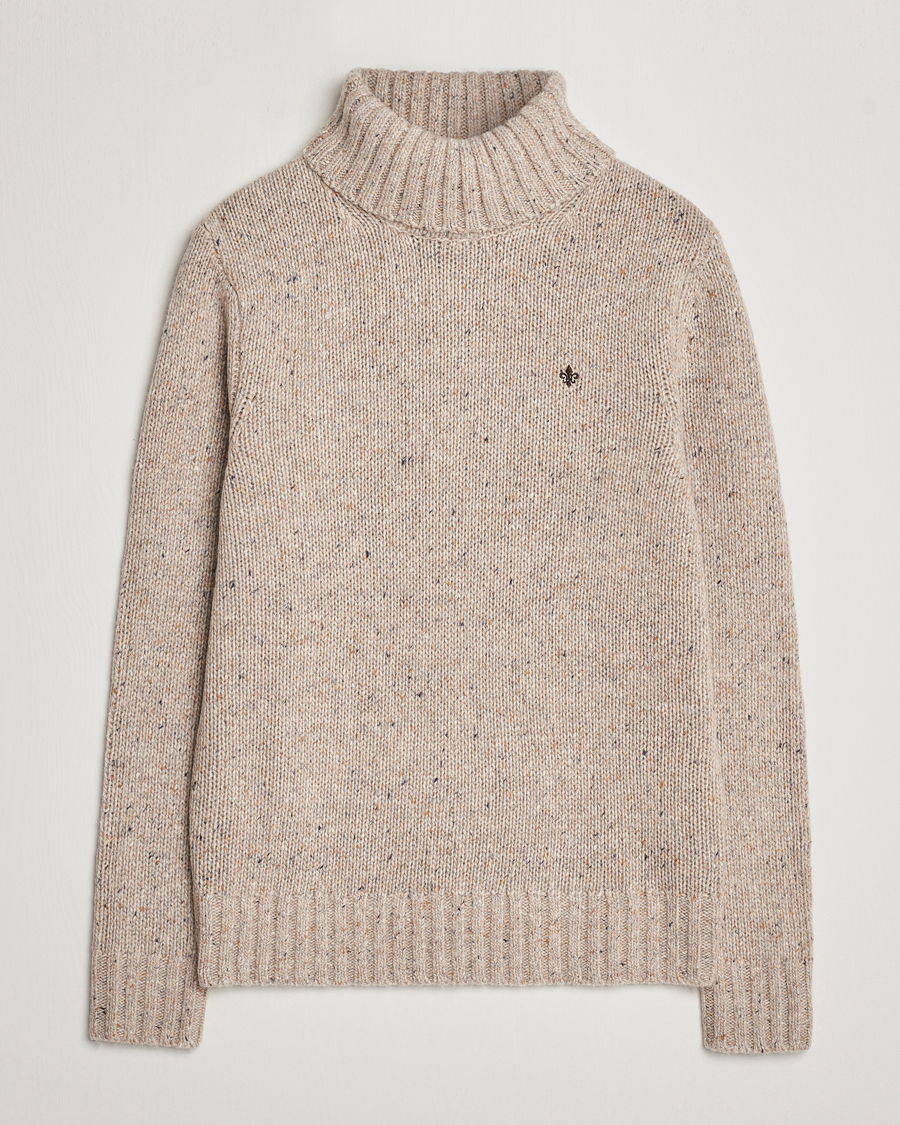 Herr | Tröjor | Morris | Graham Knitted Rollneck Off White