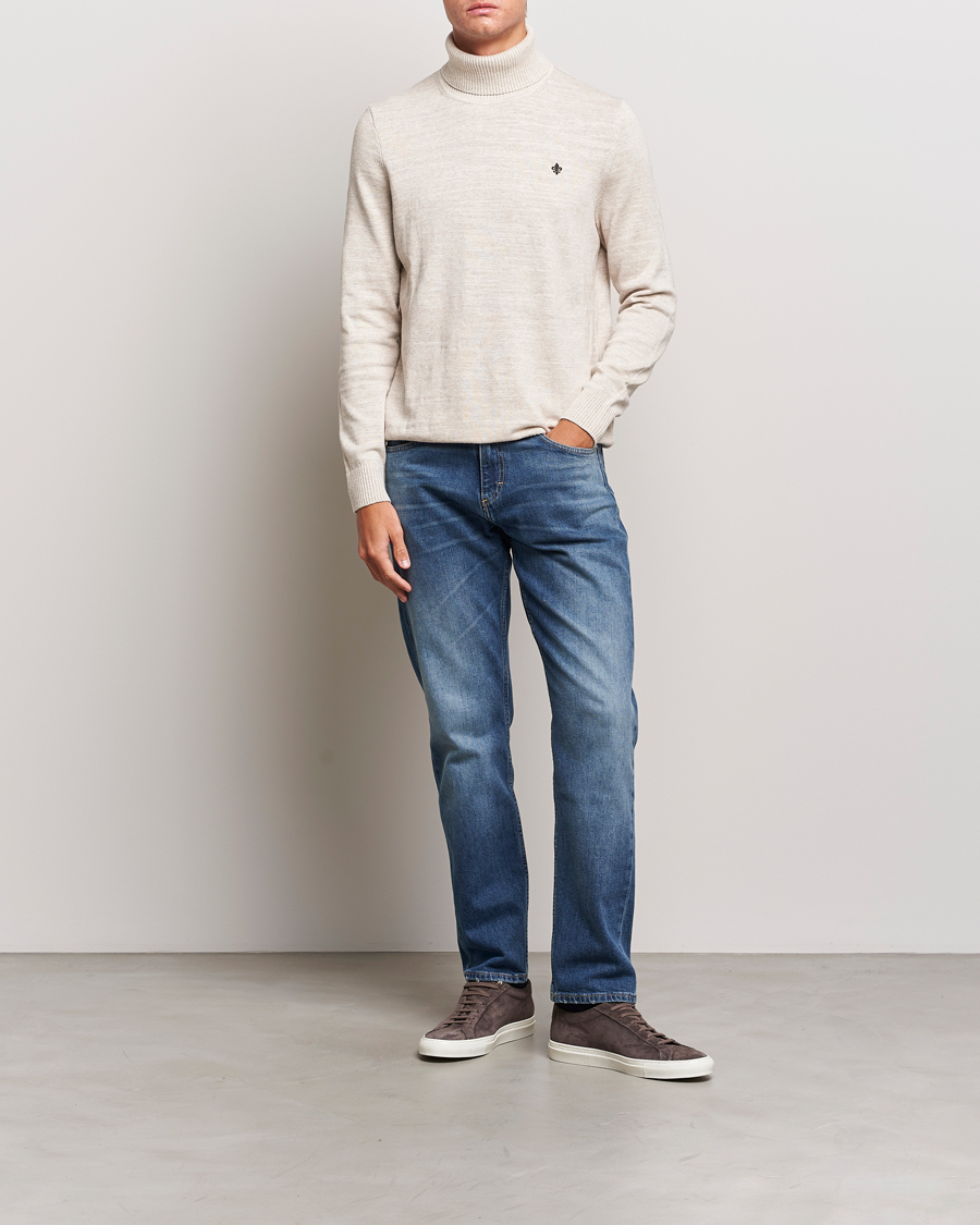 Herr | Tröjor | Morris | Randal Heavy Cotton Rollneck Khaki