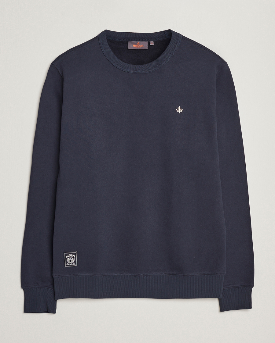 Herr | Tröjor | Morris | Brandon Lily Sweatshirt Old Blue