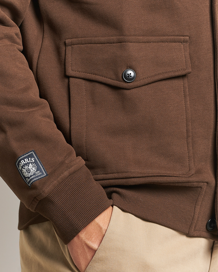Herr | Tröjor | Morris | Corwell Sweatshirt Cardigan Brown