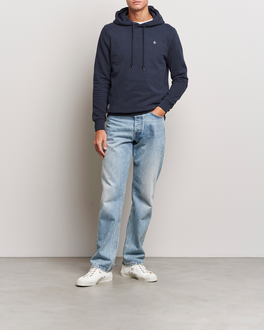 Herr | Tröjor | Morris | Brandon Lily Hoodie Old Blue