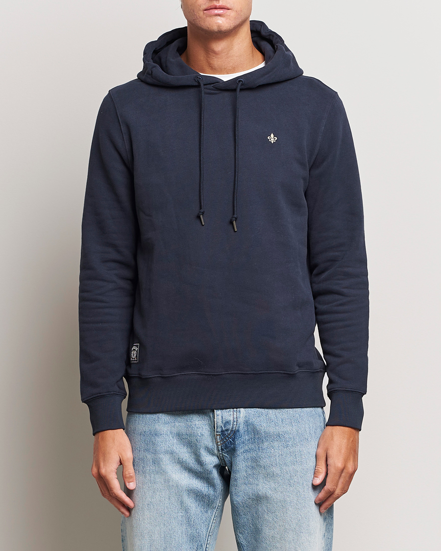 Herr | Tröjor | Morris | Brandon Lily Hoodie Old Blue