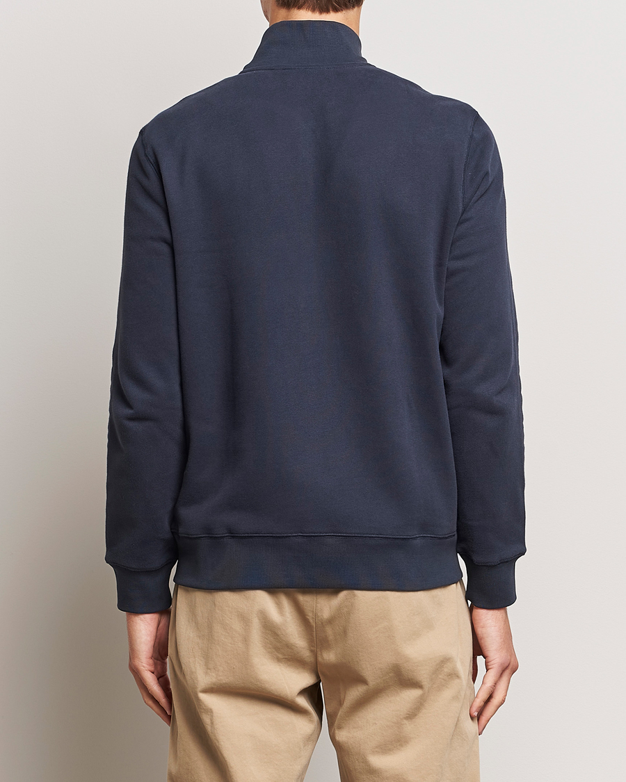 Herr | Tröjor | Morris | Warren Sweat Zip Cardigan Old Blue