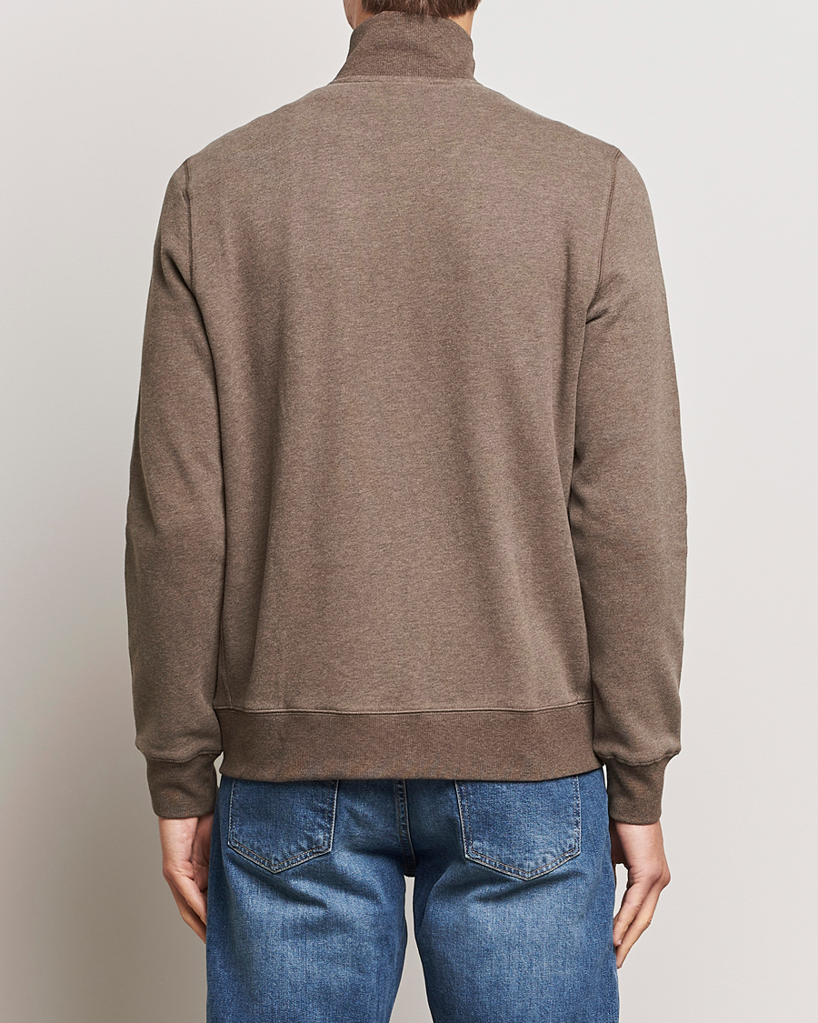 Herr | Tröjor | Morris | Warren Sweat Zip Cardigan Brown