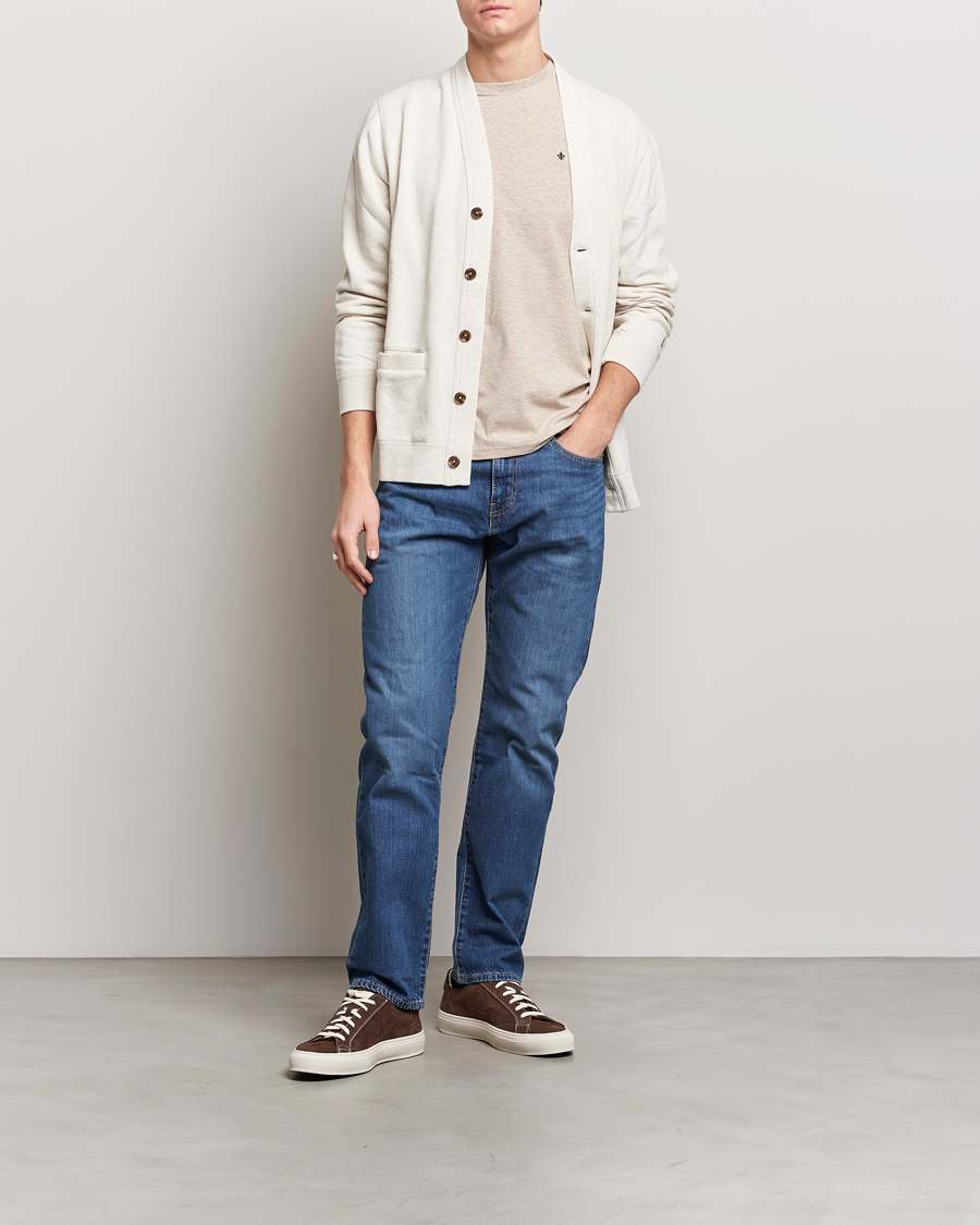 Herr | T-Shirts | Morris | James Crew Neck T-shirt Khaki