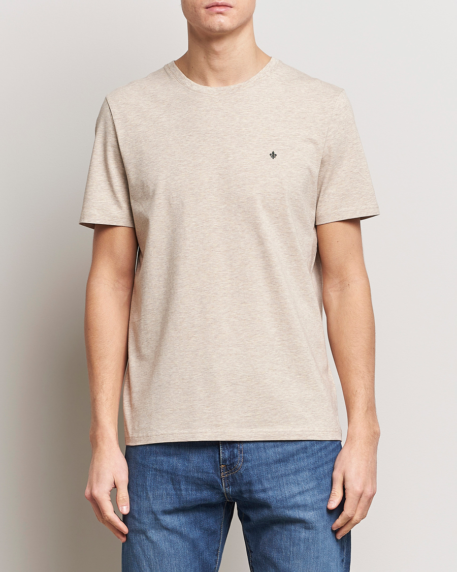 Herr | T-Shirts | Morris | James Crew Neck T-shirt Khaki