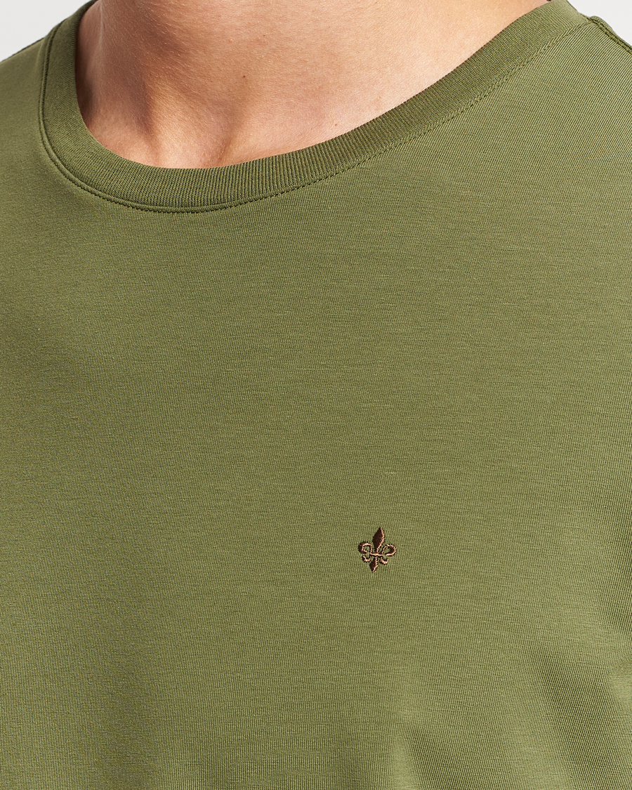 Herr | T-Shirts | Morris | James Crew Neck T-shirt Olive